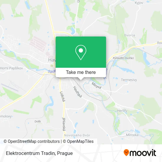 Карта Elektrocentrum Tradin