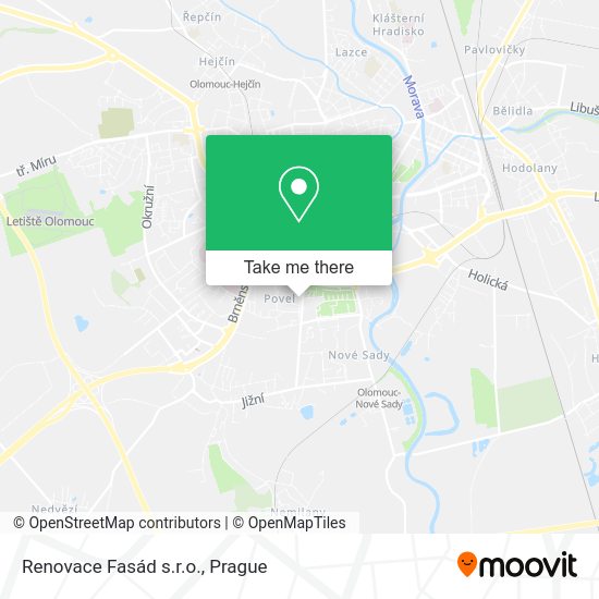 Карта Renovace Fasád s.r.o.