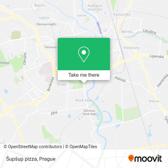 Карта Šupšup pizza