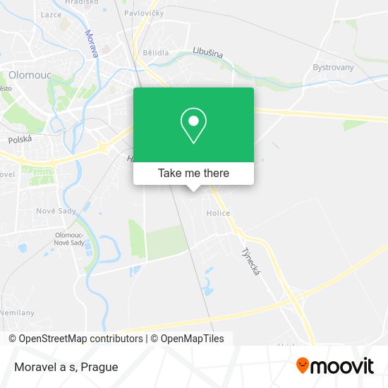 Карта Moravel a s