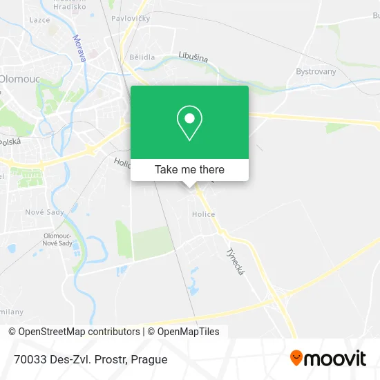 Карта 70033 Des-Zvl. Prostr