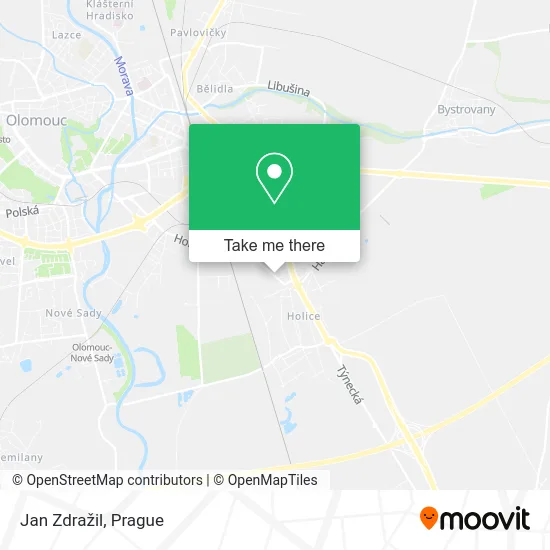 Карта Jan Zdražil