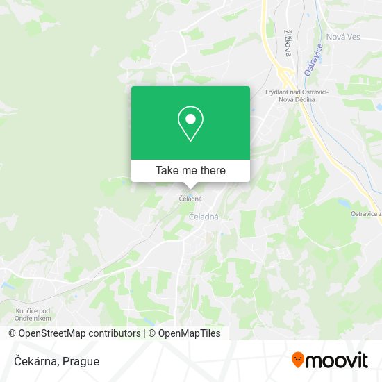 Карта Čekárna
