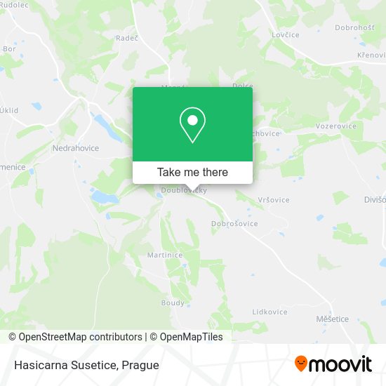 Карта Hasicarna Susetice