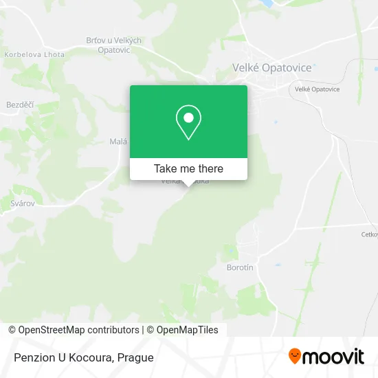 Карта Penzion U Kocoura
