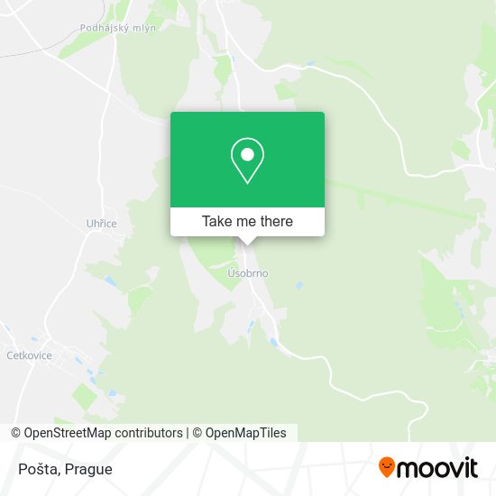 Карта Pošta