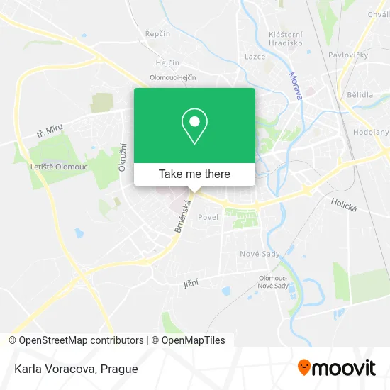 Карта Karla Voracova