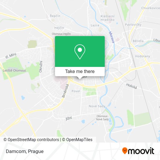 Карта Damcom