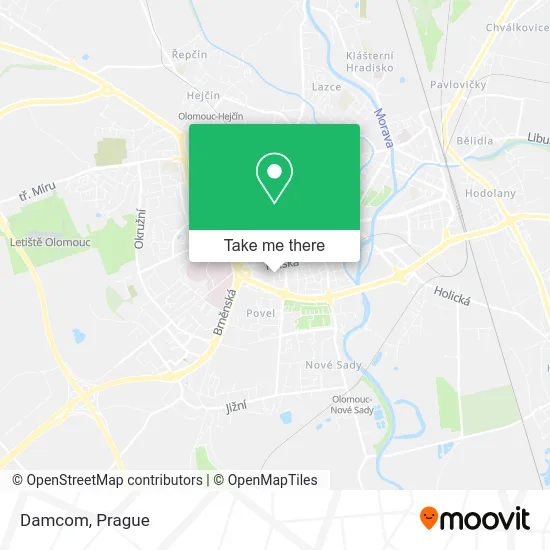 Карта Damcom