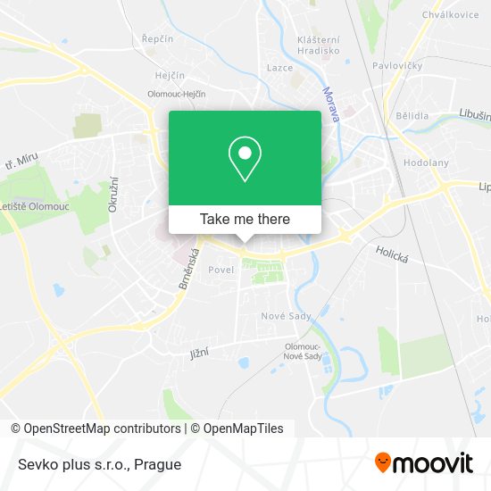 Карта Sevko plus s.r.o.