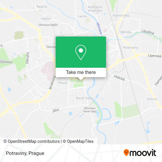 Карта Potraviny