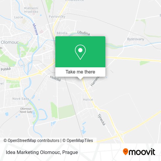 Карта Idea Marketing Olomouc