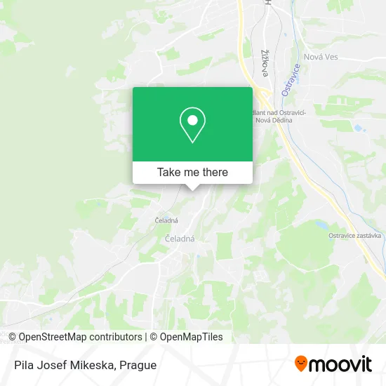 Карта Pila Josef Mikeska