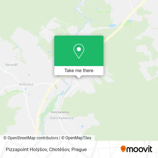 Карта Pizzapoint Holýšov, Chotěšov