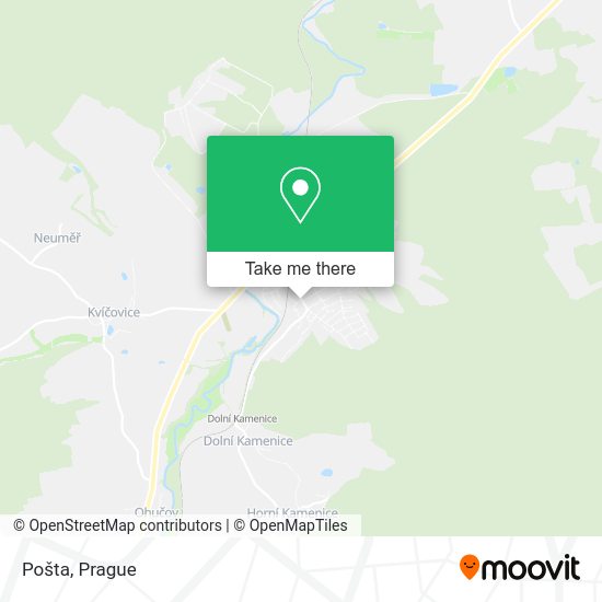 Карта Pošta