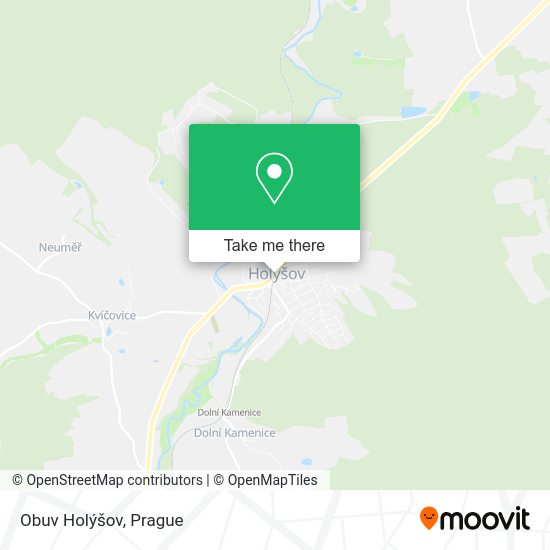 Карта Obuv Holýšov
