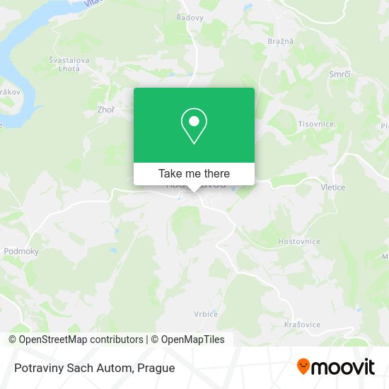 Карта Potraviny Sach Autom