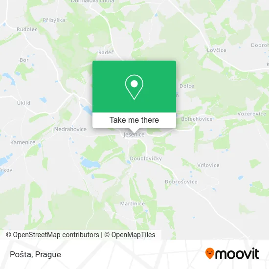 Карта Pošta