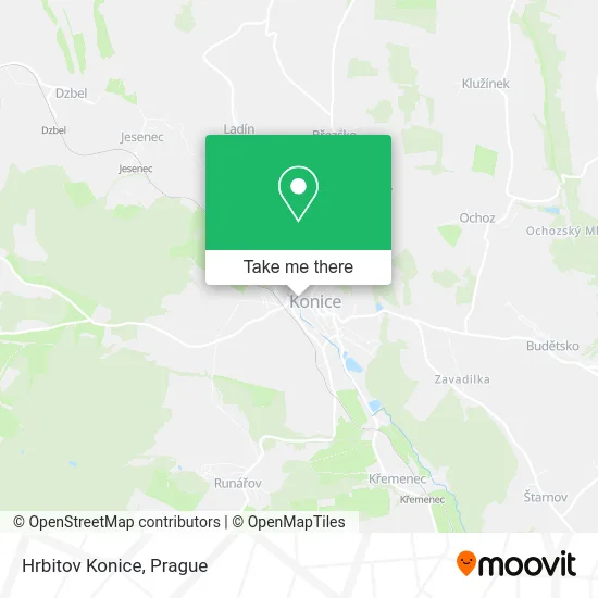 Карта Hrbitov Konice