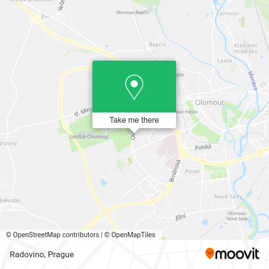 Карта Radovino