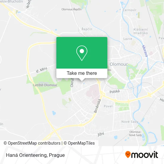 Карта Haná Orienteering