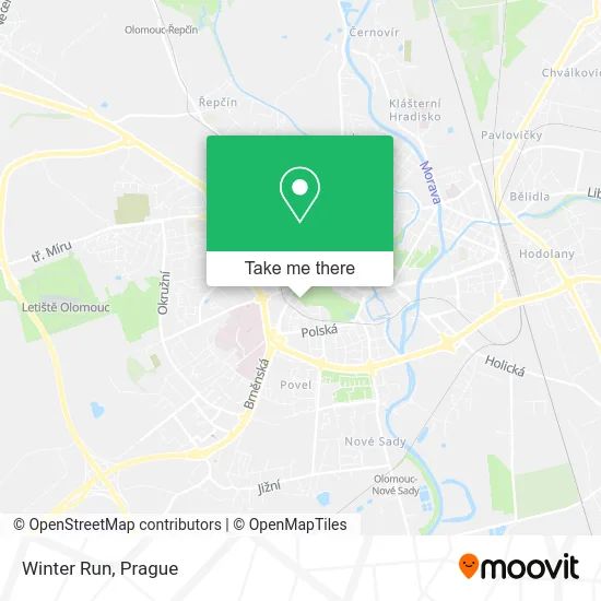 Карта Winter Run