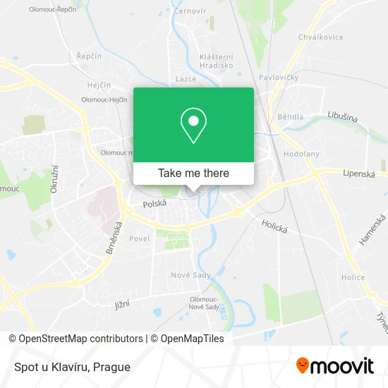 Карта Spot u Klavíru