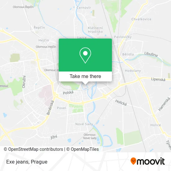 Exe jeans map