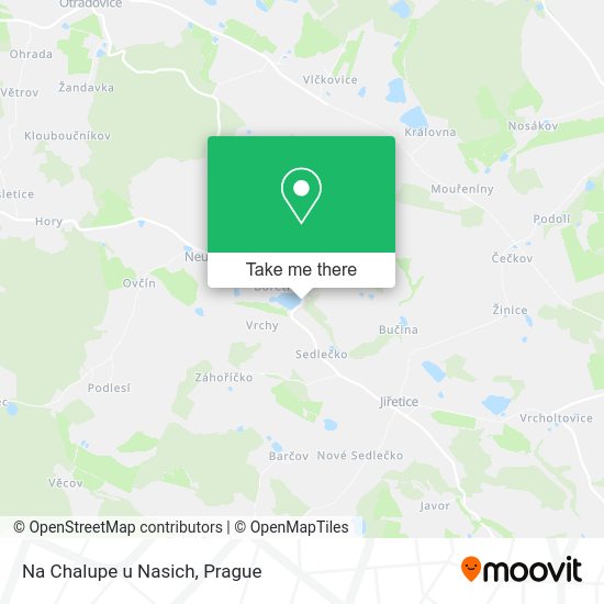 Карта Na Chalupe u Nasich