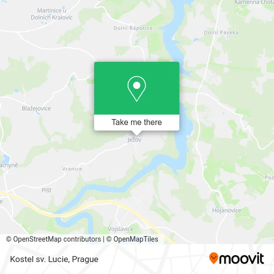 Карта Kostel sv. Lucie