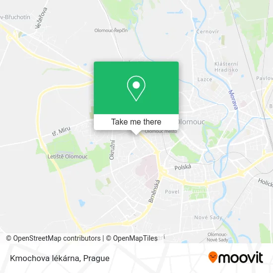 Карта Kmochova lékárna