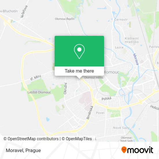 Карта Moravel