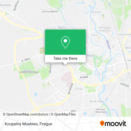 Карта Koupelny Muebles