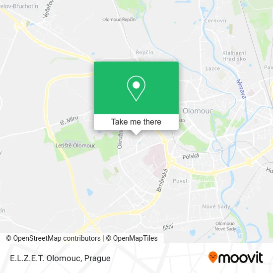 Карта E.L.Z.E.T. Olomouc