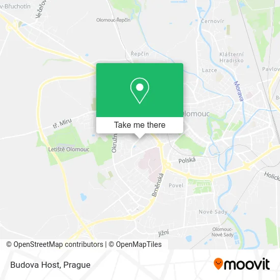 Карта Budova Host