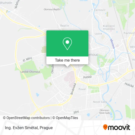 Карта Ing. Evžen Smětal