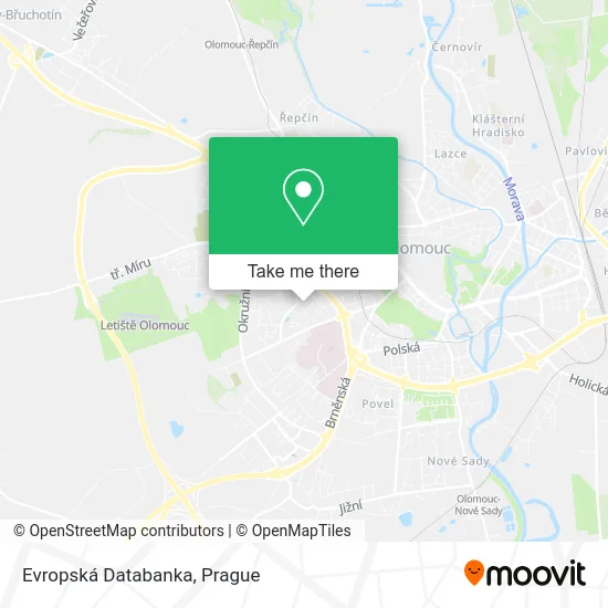 Карта Evropská Databanka
