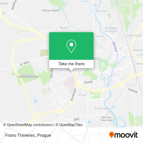 Карта Frano Travenec