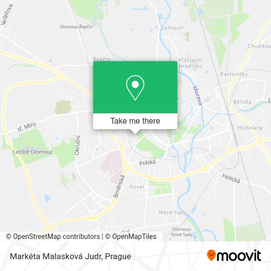 Карта Markéta Malasková Judr