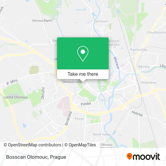 Карта Bosscan Olomouc