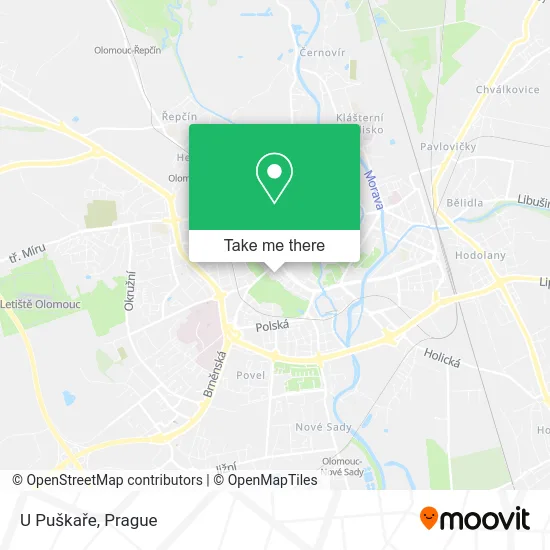 Карта U Puškaře