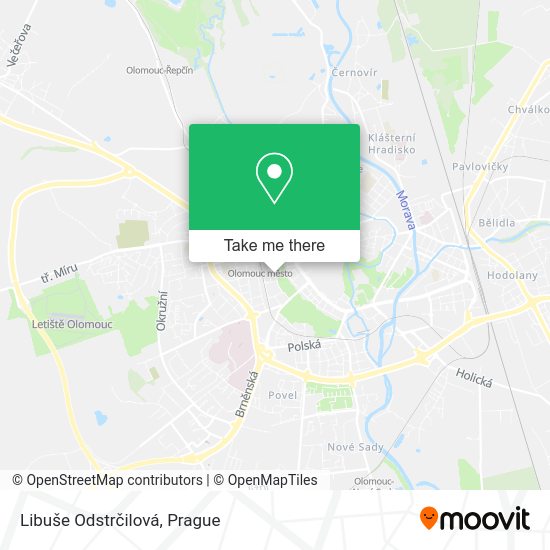 Карта Libuše Odstrčilová