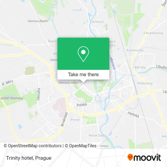 Карта Trinity hotel