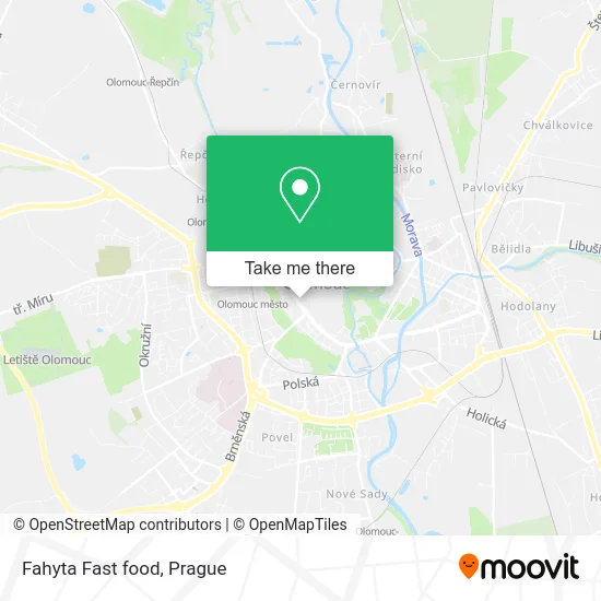 Карта Fahyta Fast food