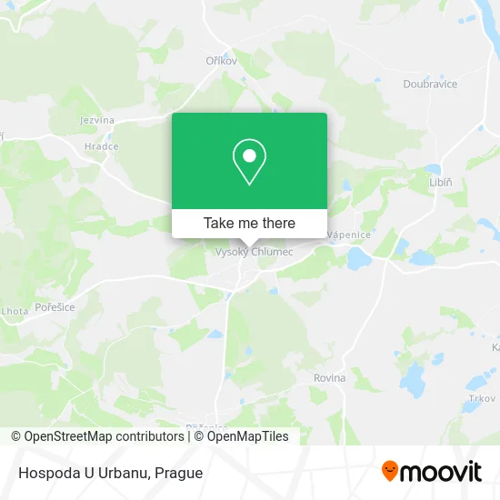Карта Hospoda U Urbanu