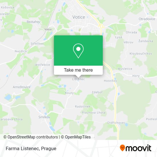 Карта Farma Listenec