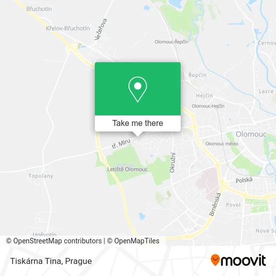Карта Tiskárna Tina