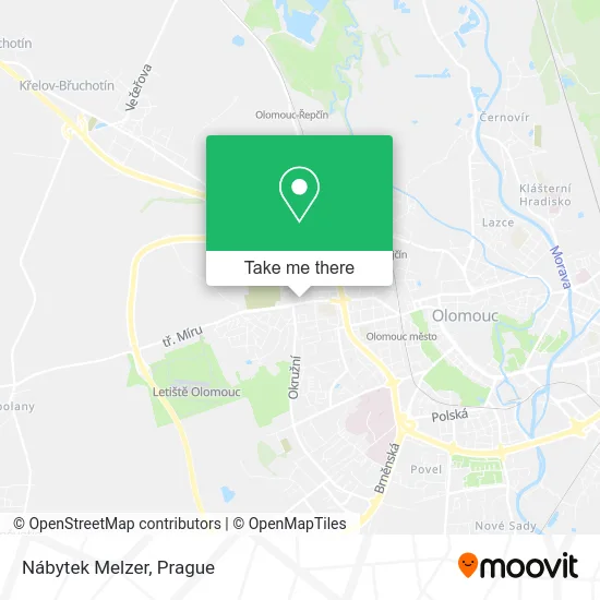 Карта Nábytek Melzer