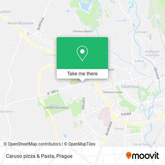 Карта Caruso pizza & Pasta