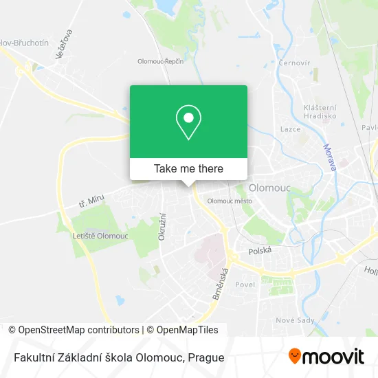 Fakultní Základní škola Olomouc map